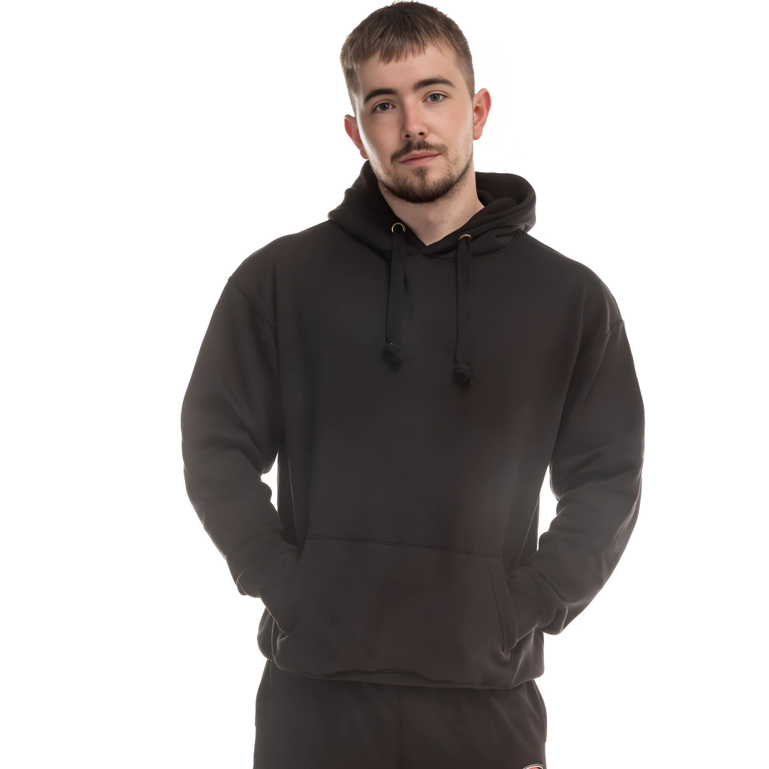 Heavy Black Graphics Hoodie - Cotton Hoodies
