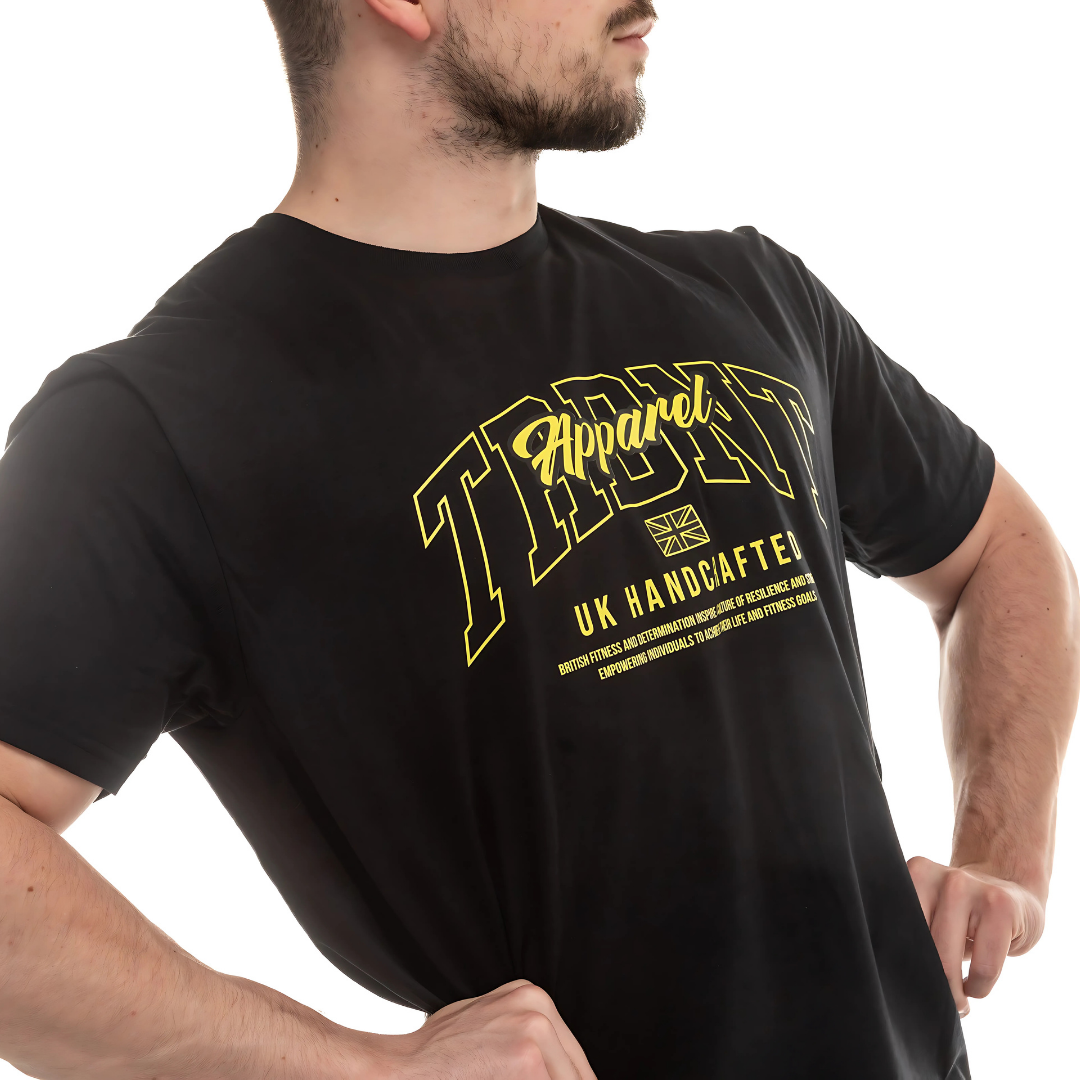 Illuminate Black Loose Fit T-Shirt - Men's Tees