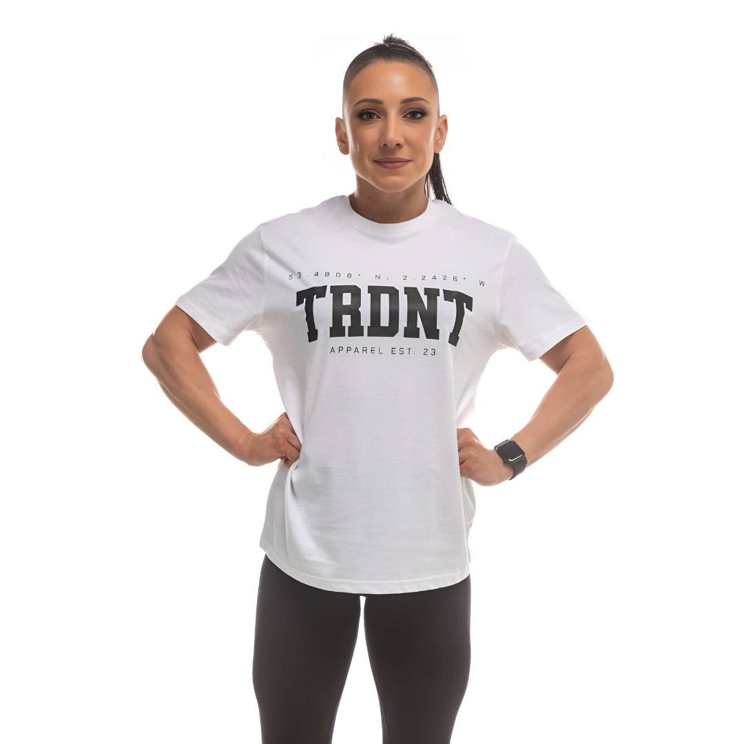 Lightweight Loose Fit White T-Shirt - TRDNT