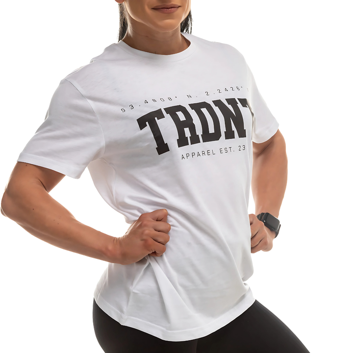 Lightweight Loose Fit White T-Shirt - TRDNT