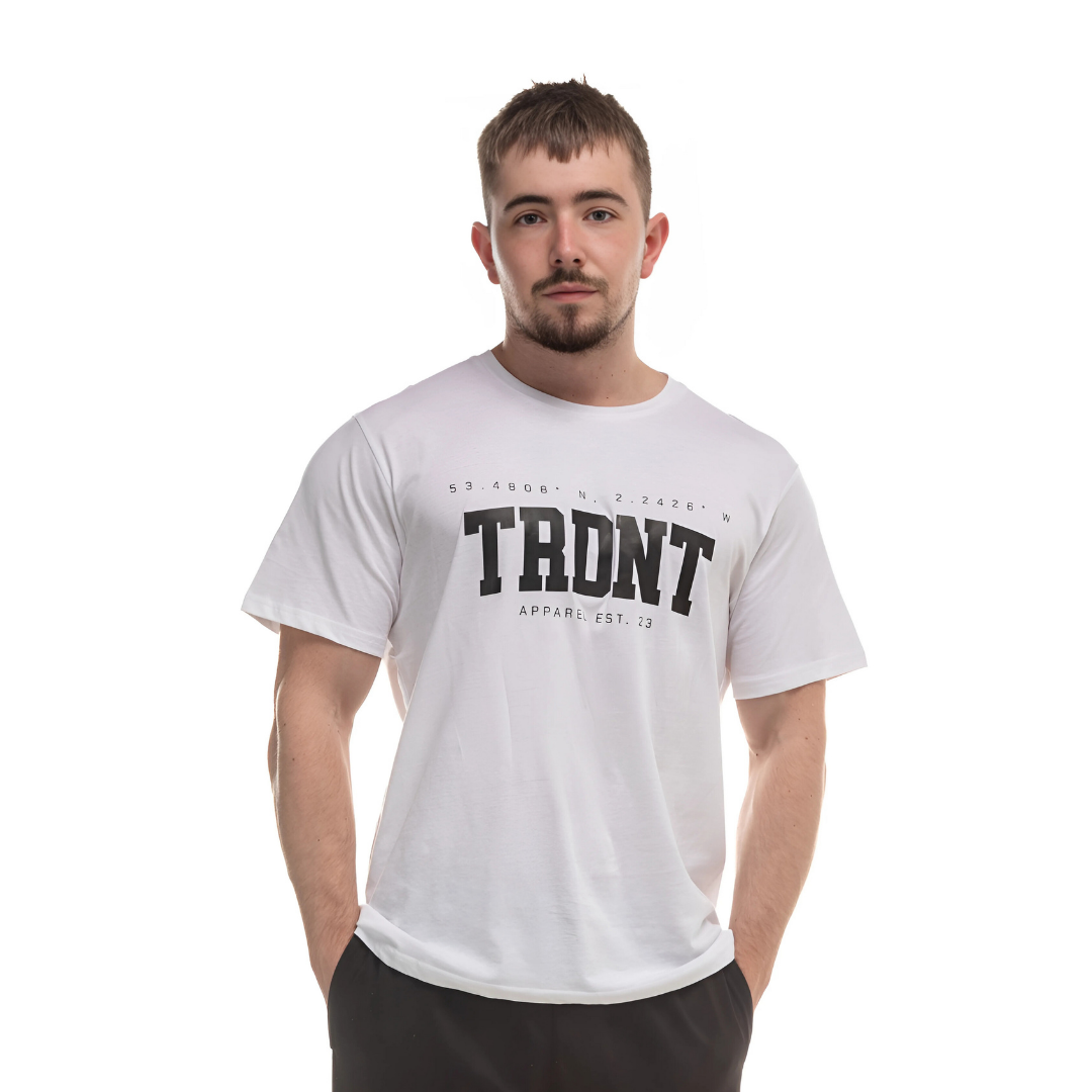 Lightweight Loose Fit White T-Shirt - TRDNT