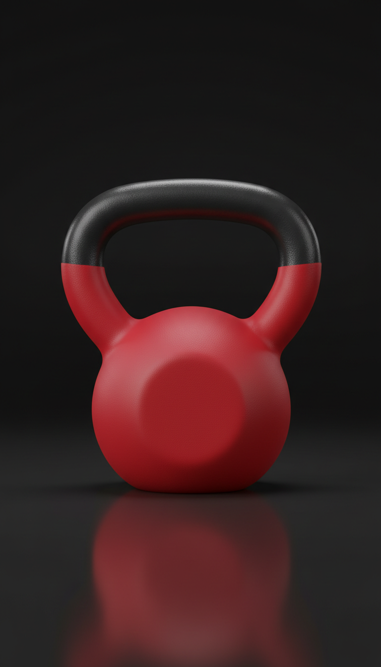 HIIT kettlebell with textured grip